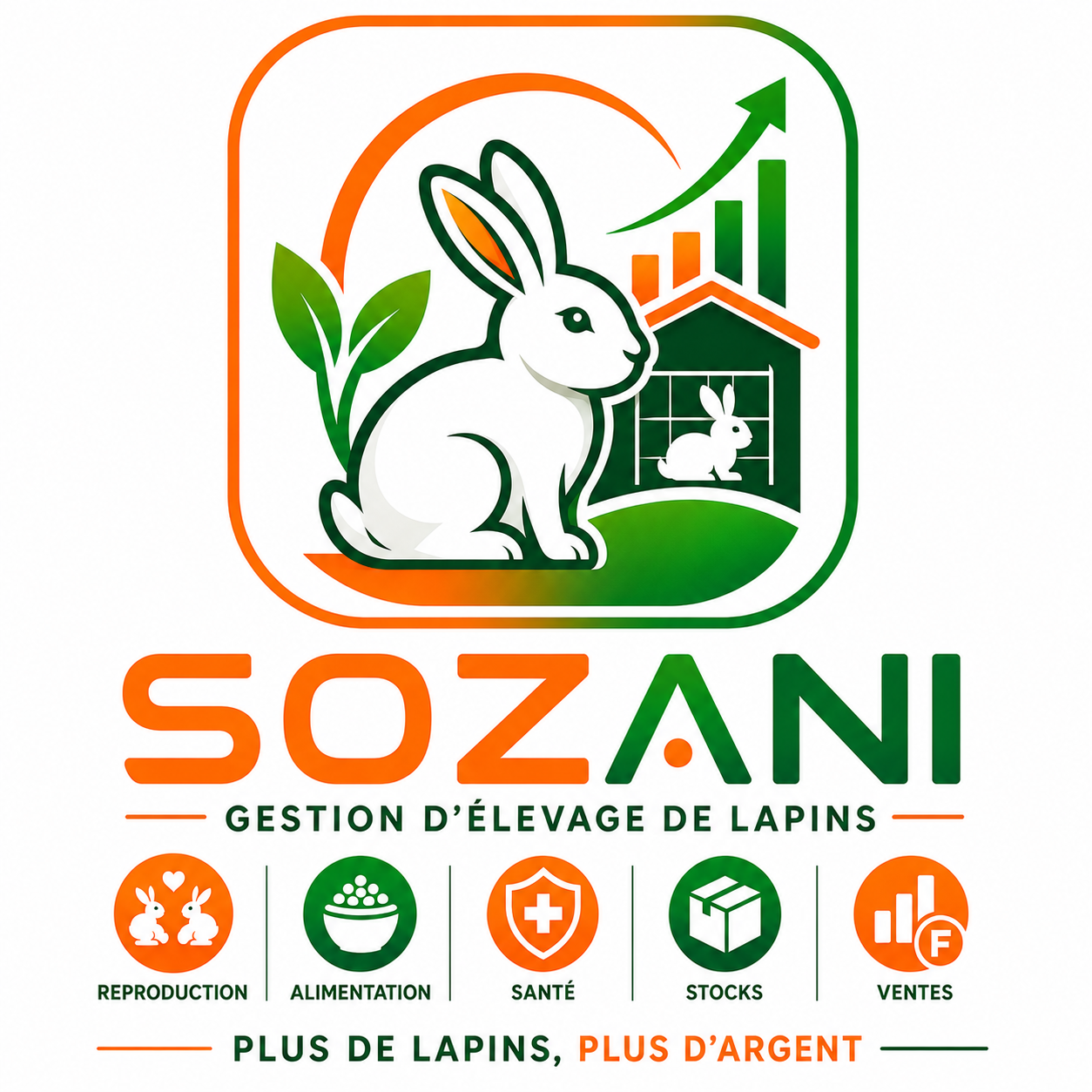 Logo SOZANI, logiciel de gestion d’élevage de lapins